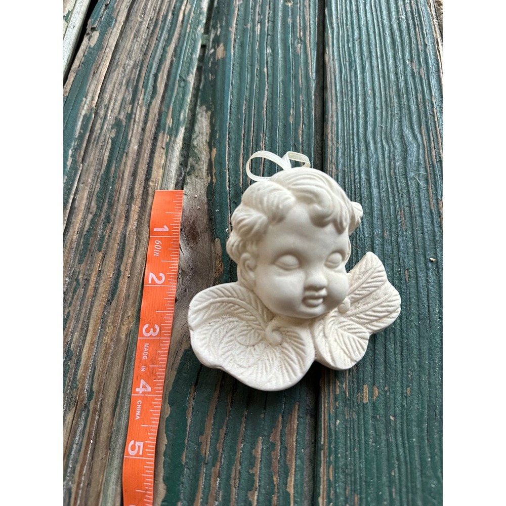 Angel Collection Cinnamon Ceramic Sachet White Cherub Hanging Ornament Decor